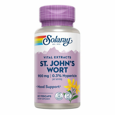 Solaray, St. John's Wort Twice Daily, 60 Caps