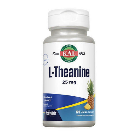 Kal, L-Theanine ActivMelt, 25 mg, 120 Tabs