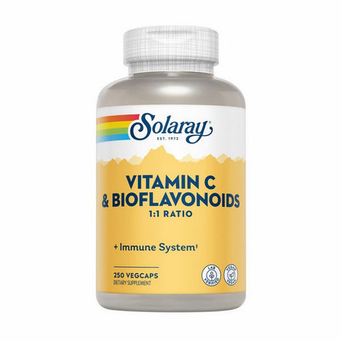 Solaray, Vitamin C Plus Bioflavanoids, 250 Caps