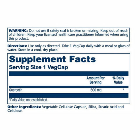Solaray, Quercetin, 500 mg, 90 Caps