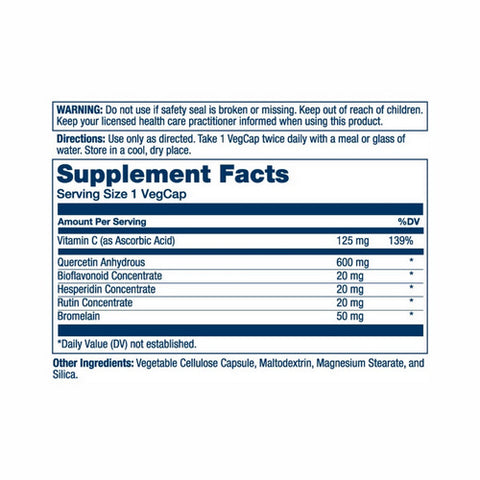 Solaray, Mega Quercetin, 60 Caps