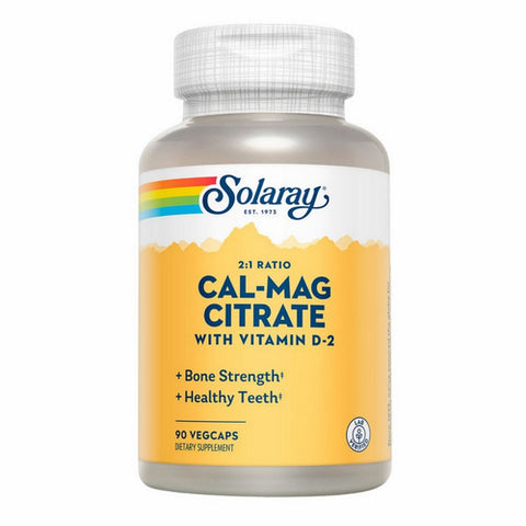 Solaray, Cal-Mag Citrate, 400 IU, 90 Caps