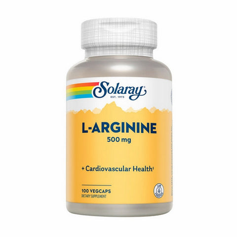 Solaray, L-Arginine, 500 mg, 100 Caps