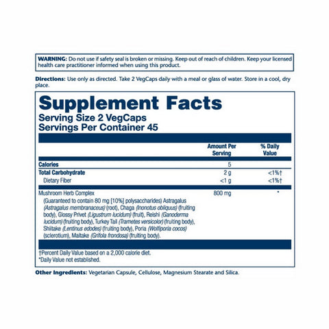 Solaray, Mushroom Complete 8, 90 Caps
