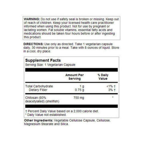 Kal, Chitosan, 750 mg, 120 Caps