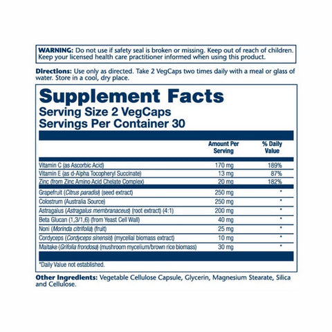 Solaray, Grapefruit Seed Extract  Immunity Formula, 60 Caps