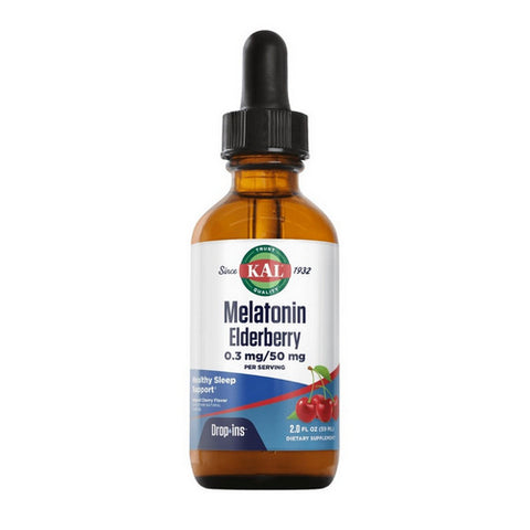 Kal, Melatonin Elderberry Cherry, Cherry 2 fl oz
