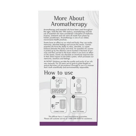 Now Foods, Ultrasonic Real Bamboo Diffuser, 1 Count
