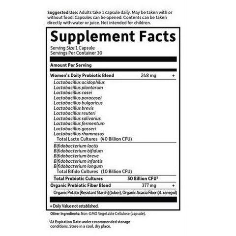 Garden of Life, Dr. Formulated Probiotics Once Daily Women's, 30 Caps