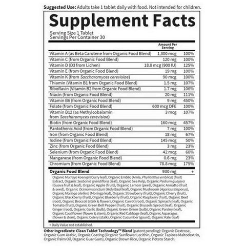 Garden of Life, Prenatal Once Daily, 30 Tabs