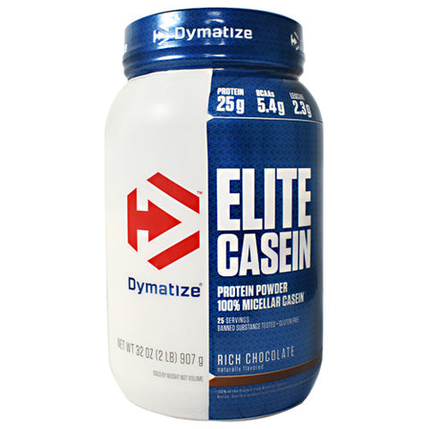Dymatize, Elite Casein, Chocolate 2 lbs