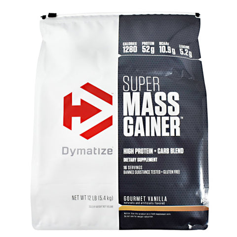 Dymatize, Super Mass Gainer, Vanilla 12 lbs