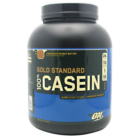 Optimum Nutrition, 100% Casein Protein, Chocolate Peanut Butter 4 lbs