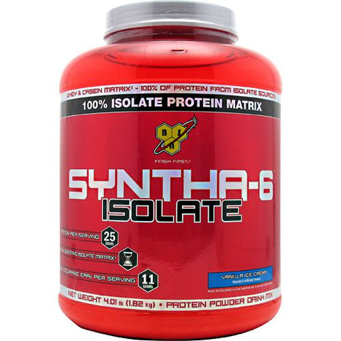 BSN Inc., Syntha-6 Isolate, Vanilla 4 lbs