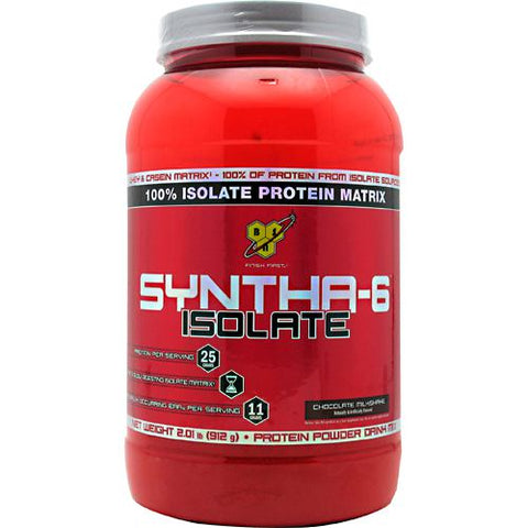 BSN Inc., Syntha-6 Isolate, Chocolate 2 lbs