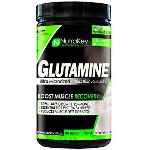 Nutrakey, L-GLUTAMINE, 500 grams