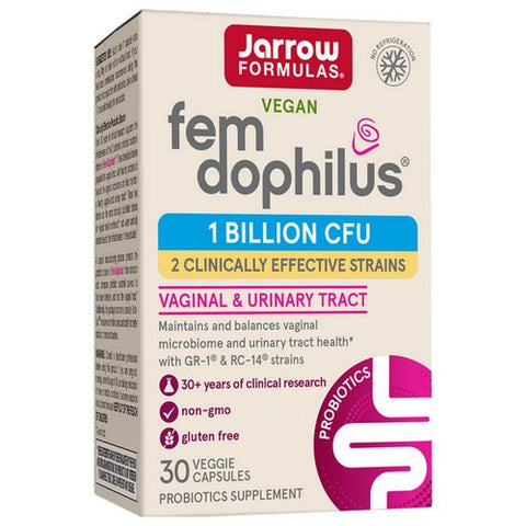 Jarrow Formulas, Women's Fem-Dophilus, 1 Billion CFU, 30 Caps