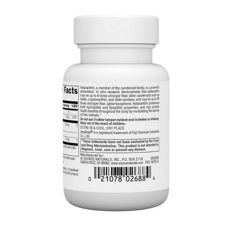 Source Naturals, Astaxanthin, 12 mg, 30 Softgel