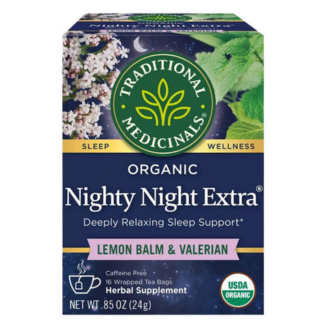 Traditional Medicinals, Organic Nighty Night Valerian, 16 Bags