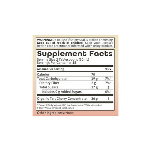 Dynamic Health Laboratories, Tart Cherry Concentrate Certified Organic Plastic, 16oz