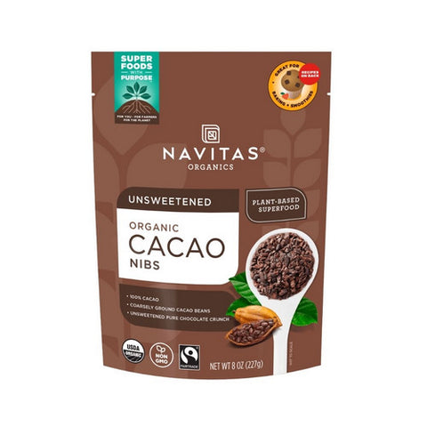 Navitas Organics, Organics Cacao Nibs, 8 Oz