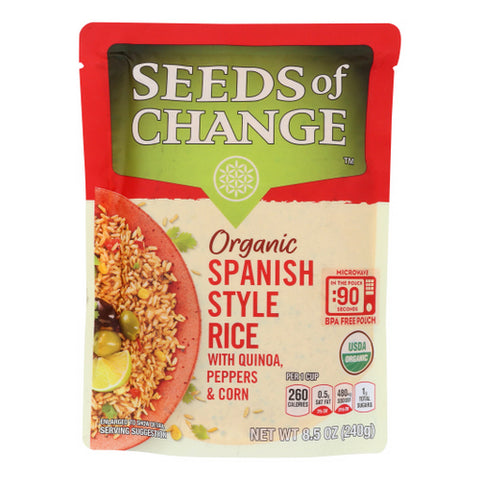 Seeds of Change, Spanish Style Rice with Quinoa, 8.5 Oz