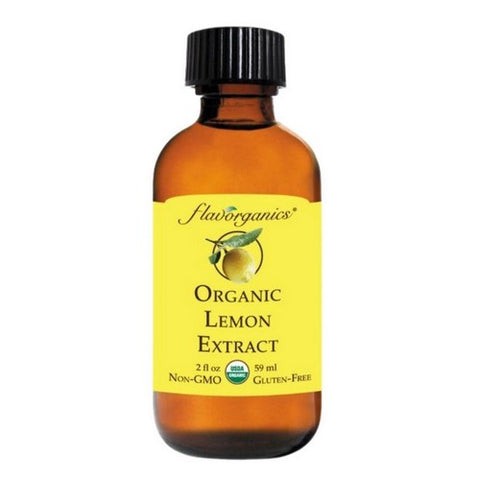 Flavorganics, Organic Lemon Extract, 2 Oz