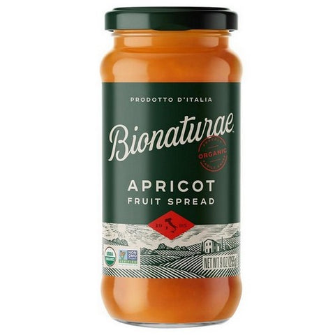 Bionaturae, Organic Fruit Spread Apricot, 9 Oz