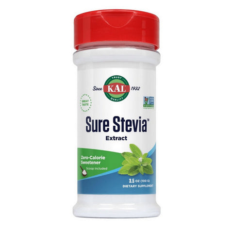 Kal, Pure Stevia Extract, Unflavored 3.5 Oz