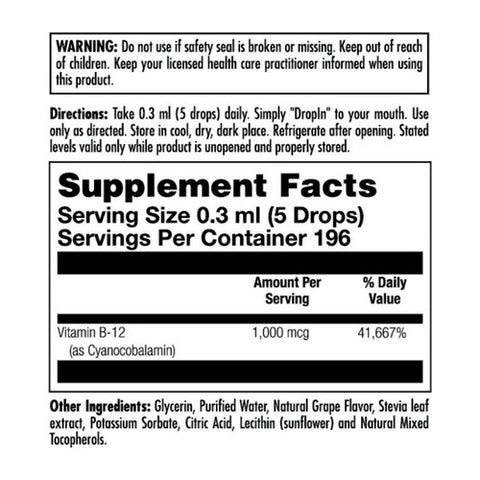 Kal, B12 DropIns Vegetarian Drops Grape, 2 Oz