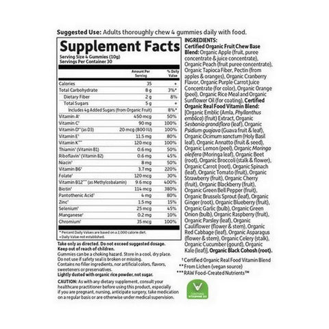 Garden of Life, Organics Women's Multi 40 plus, Organic Berry 120 Chews