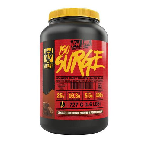 Mutant, Iso Surge, Chocolate Fudge Brownie 1.6 lbs