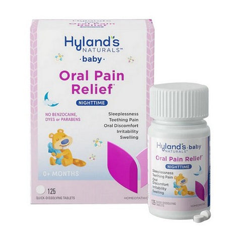Hylands, Baby Oral Pain Relief Nighttime, 125 Tabs