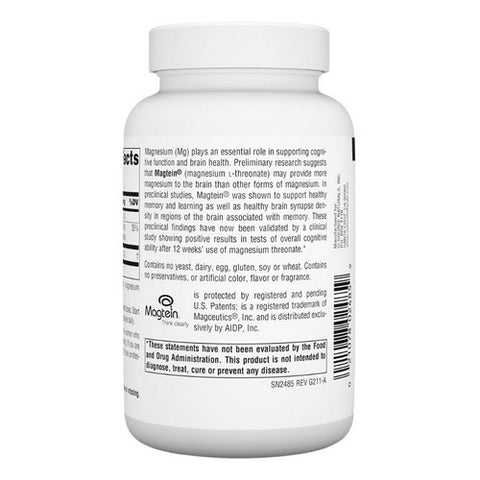 Source Naturals, Magtein Magnesium L-Threonate, 90  Caps