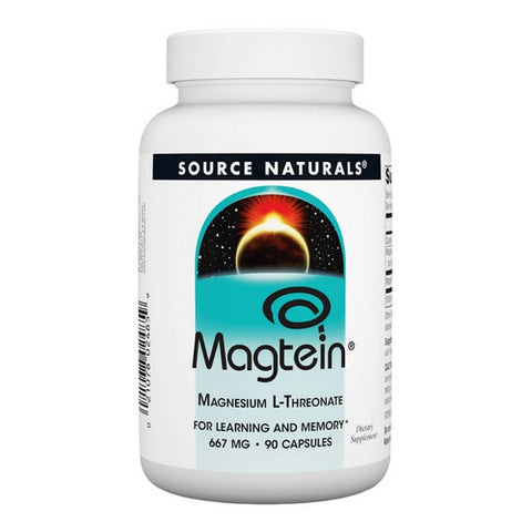 Source Naturals, Magtein Magnesium L-Threonate, 90  Caps