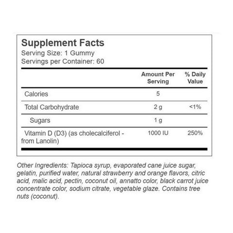 Country Life, D3 Gummies, 60 Count