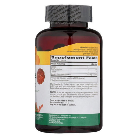 Country Life, B12 Gummies, 120 Count