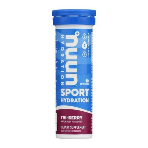 Nuun, Tri-Berry Electrolyte Enhanced, 10 Tabs (Case Of 8)