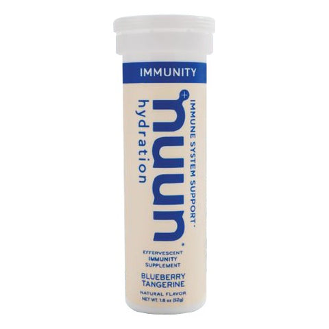 Nuun, Effervescent Electrolyte Immune, Blueberry Tangerine, 10 Tabs