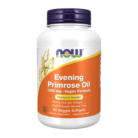 Now Foods, Evening Primrose Oil, 1000 mg, 90 Veg Softgels