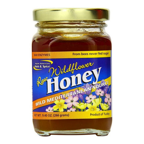 North American Herb & Spice, Mediterranean Wild Flower Honey, 9.4 Oz