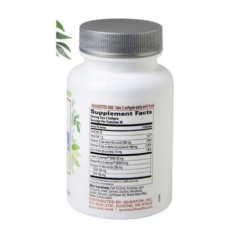 Quantum Health, Macula 30 Plus Eye Health, 60 Softgels