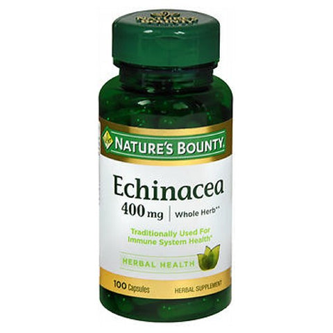 Nature's Bounty, Echinacea Capsules With New Formula, 400 Mg, 24 X 100 Caps