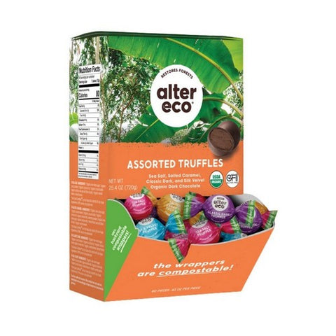 Alter Eco, Medley Chocolate Truffle, 60 Count