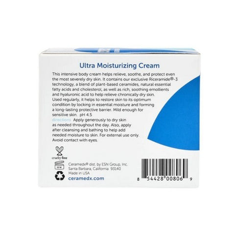 Ceramedx, Ultra Moisturizing Cream, 6 Oz