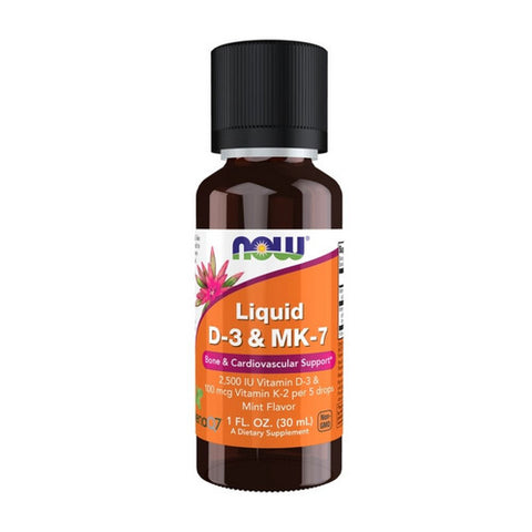 Now Foods, Liquid Vitamin D-3 & MK-7, 1 Oz