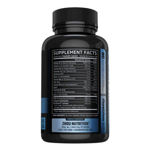 Zhou Nutrition, Iron Beard, 60 Veg Caps