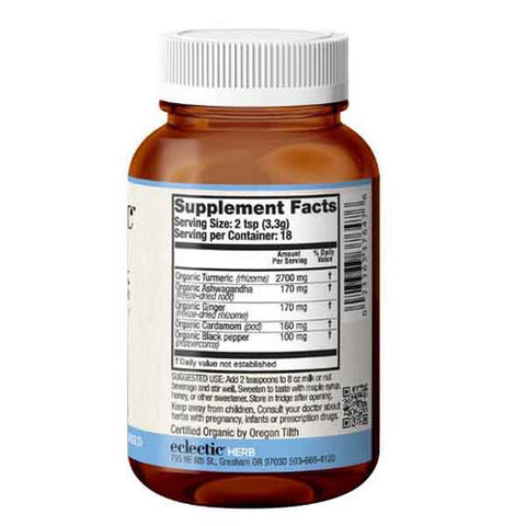 Eclectic Herb, Golden Milk, 60 Grams