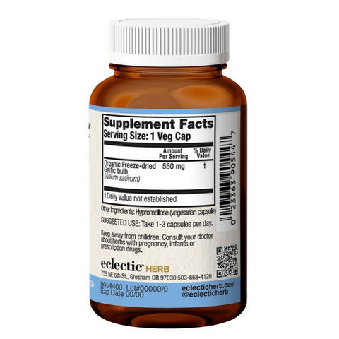 Eclectic Herb, Garlic, 550 Mg, 50 Caps
