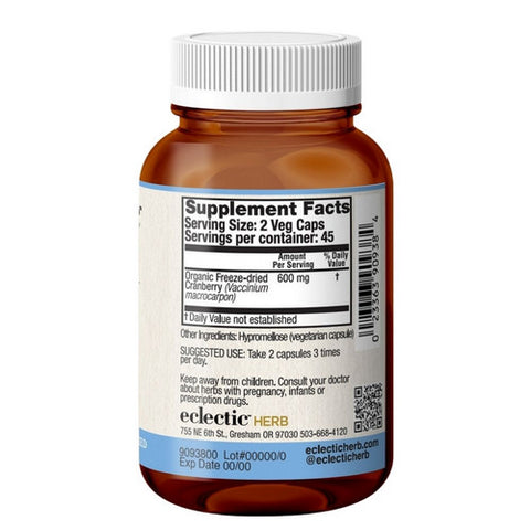 Eclectic Herb, Cranberry, 300 Mg, 90 Caps